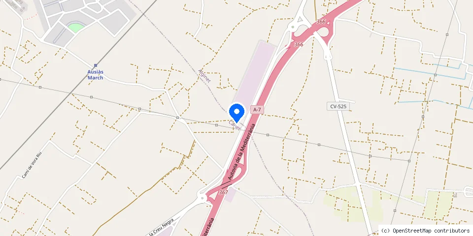 Mapa de la ubicación publicada de CERRAJE