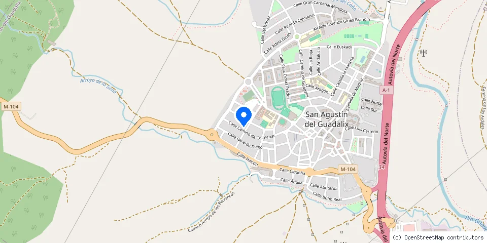 Mapa de la ubicación publicada de Cerrajeros 24 horas Urgente Madrid