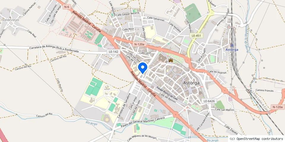 Mapa de la ubicación publicada de Aluminios Toyde