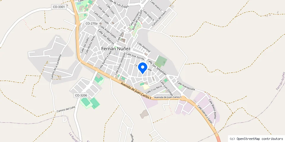 Mapa de la ubicación publicada de Multiservicios Osuna