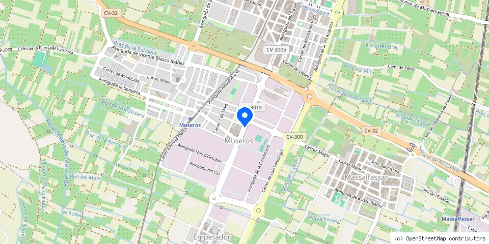 Mapa de la ubicación publicada de CERRATEC-MUSEROS DANIEL BEREZO S.L