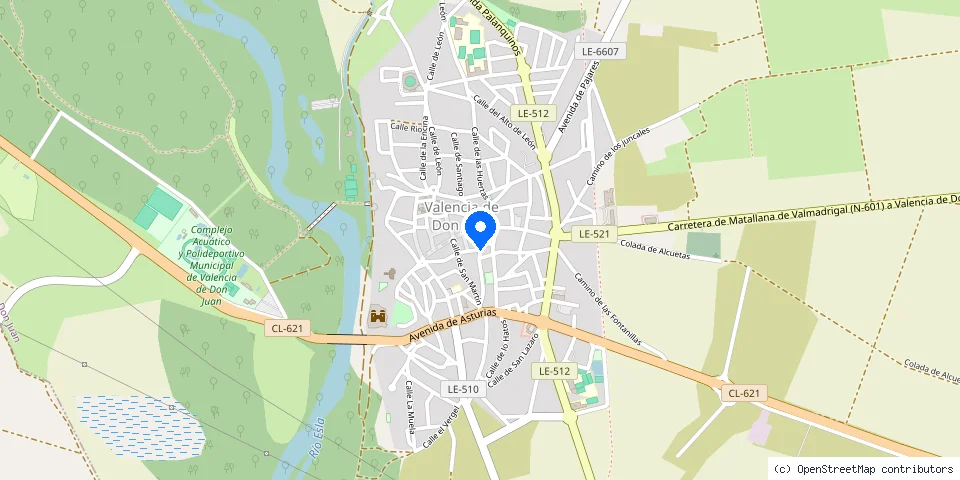 Mapa de la ubicación publicada de Multiservicios Coyanza