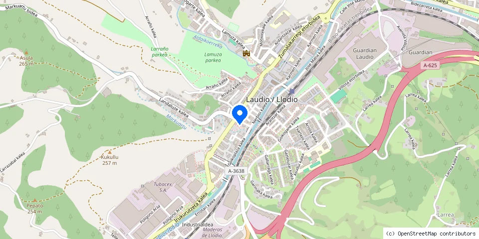 Mapa de la ubicación publicada de Hnos. Gastaka