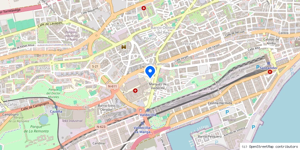 Mapa de la ubicación publicada de cerrajeria la expres 24h