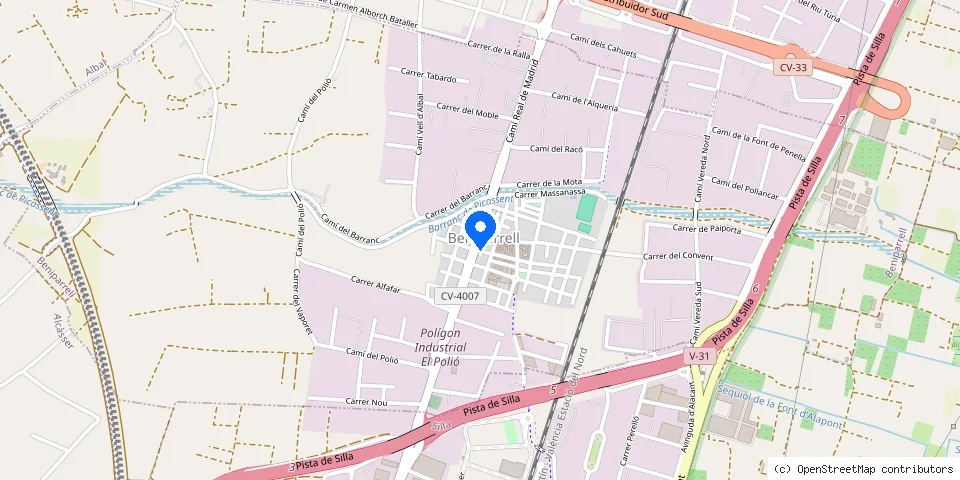 Mapa de la ubicación publicada de Cerrajería VLC