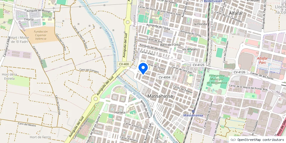 Mapa de la ubicación publicada de CERRAJERIA MARTINEZ