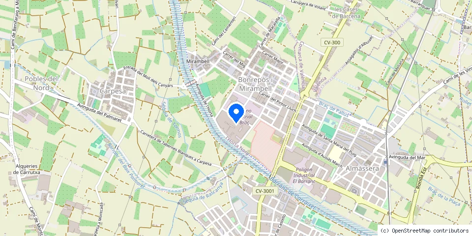 Mapa de la ubicación publicada de Cerrajería Pancorbo