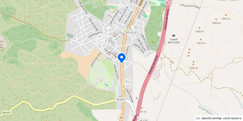 Mapa de la ubicación publicada de Antonio Martín