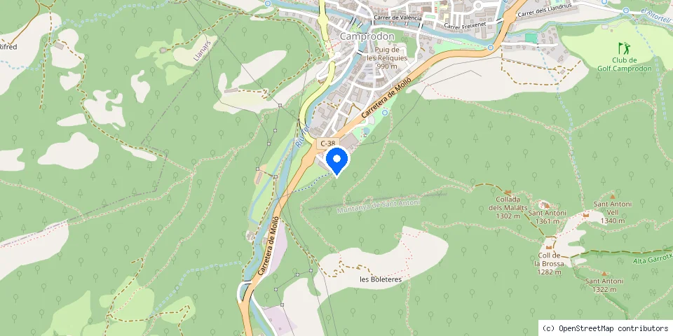 Mapa de la ubicación publicada de SERRALLERIA JOSEP CANAL
