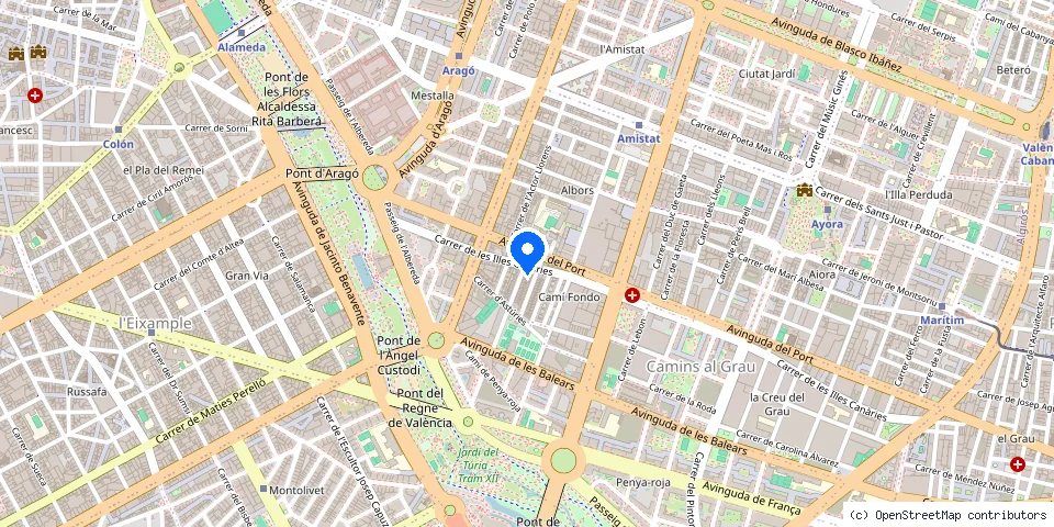Mapa de la ubicación publicada de Rapid Tecnic 24H