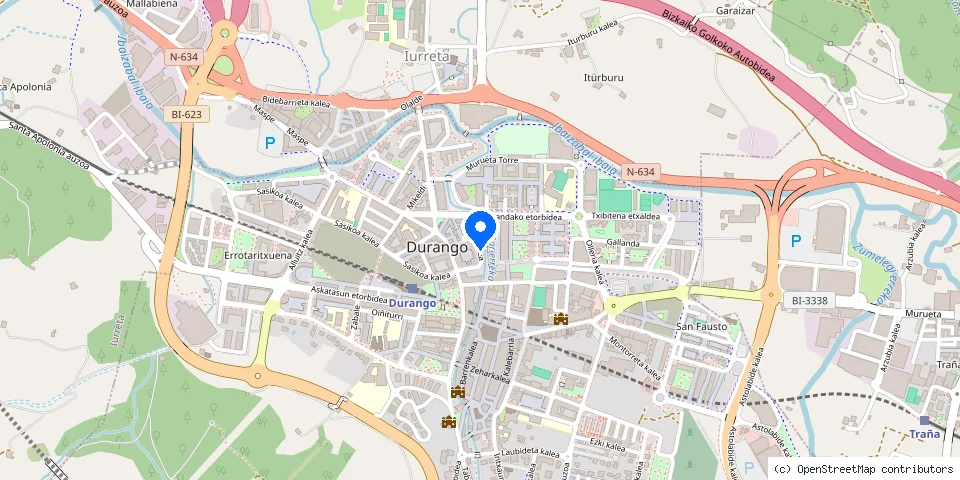 Mapa de la ubicación publicada de Josetxu Montejo
