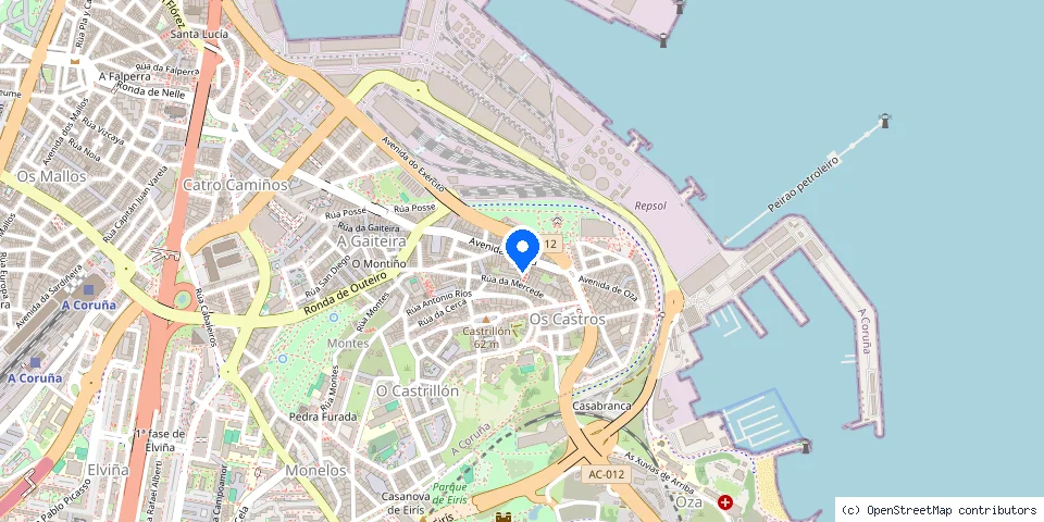 Mapa de la ubicación publicada de La Casa del Cerrajero