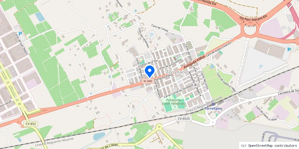 Mapa de la ubicación publicada de Cerrajería Isma